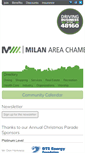Mobile Screenshot of milanchamber.org
