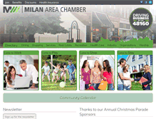 Tablet Screenshot of milanchamber.org